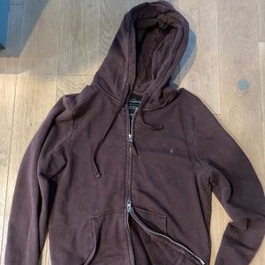 Allsaints two way zip hoodie